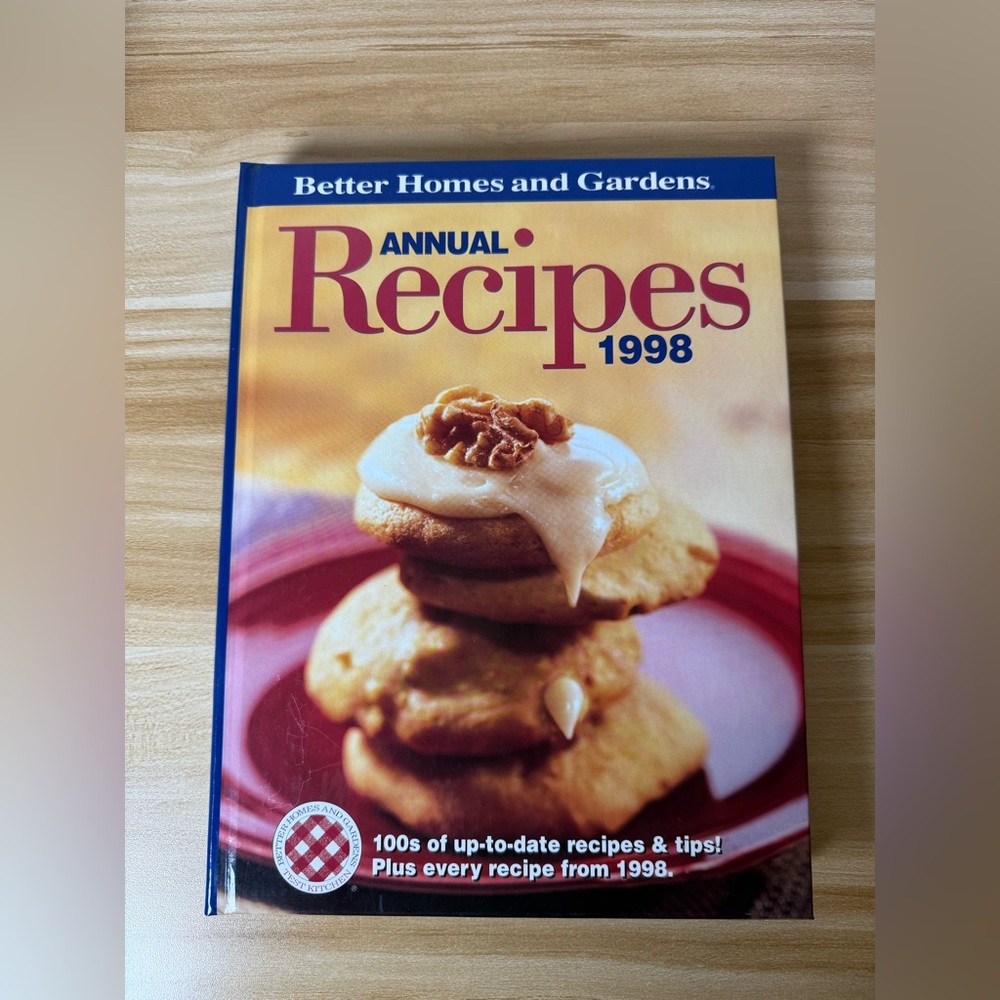 Better Homes and Gardens Annual Recipes 1998 Hardcover BH&G‎